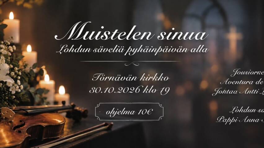tilaisuuden mainos